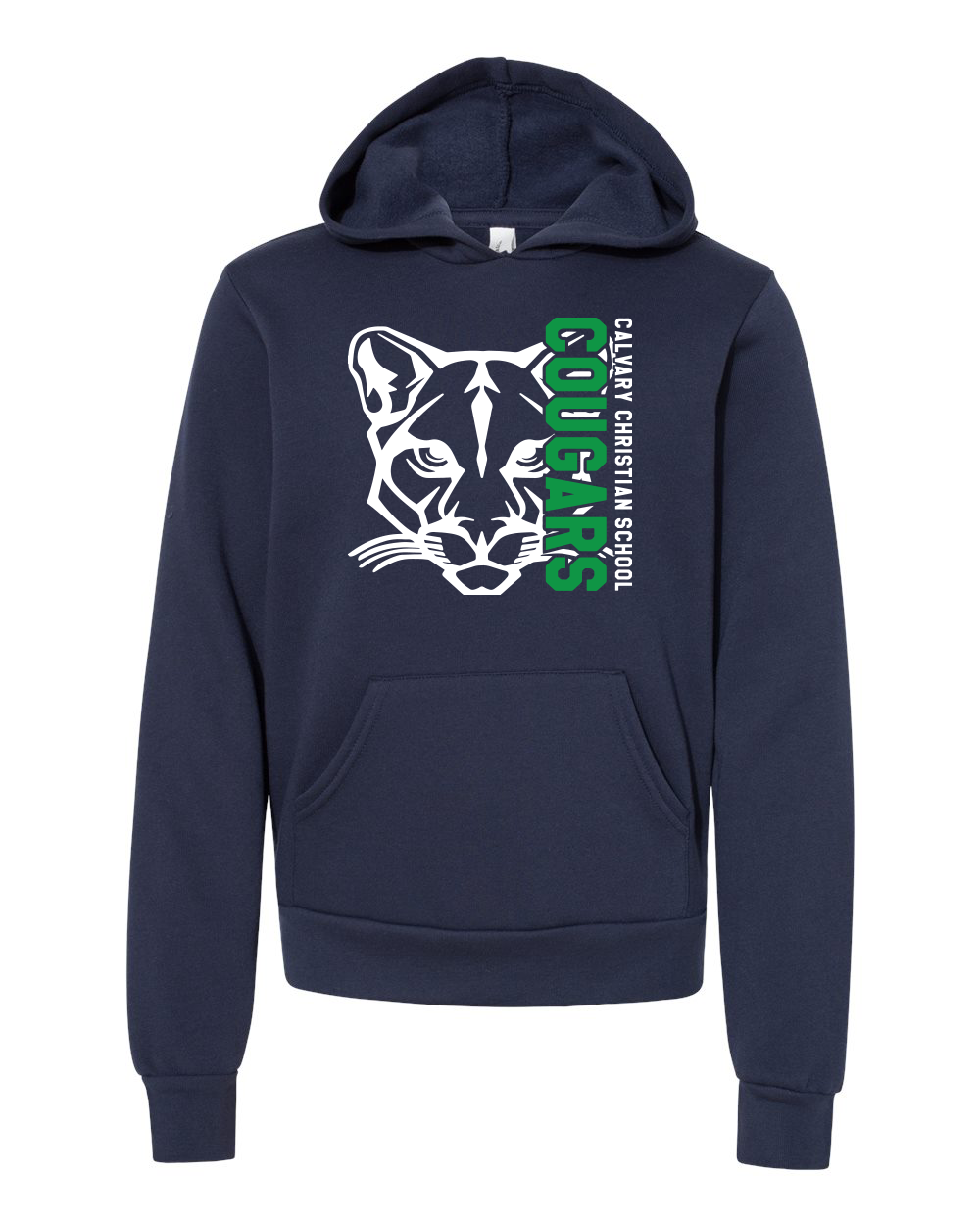 Cougars Vertical - Youth Hoodie