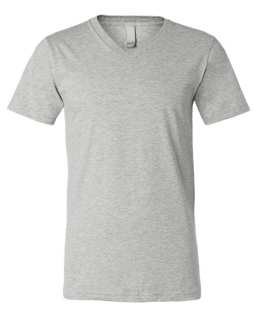 Unisex Heather CVC V-Neck Tee