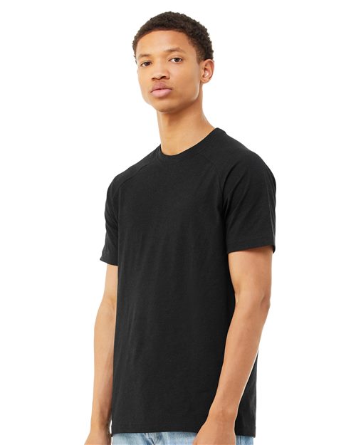 Men's Heather CVC Raglan Tee