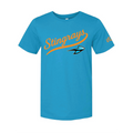 Stingrays Retro  Script Tee (ADULT)