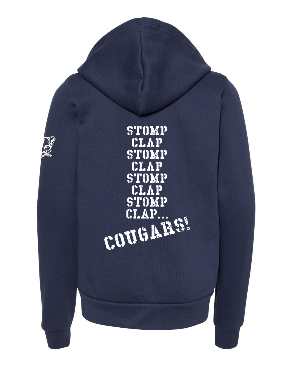 Cougar Pride - Adult Zip Up Hoodie