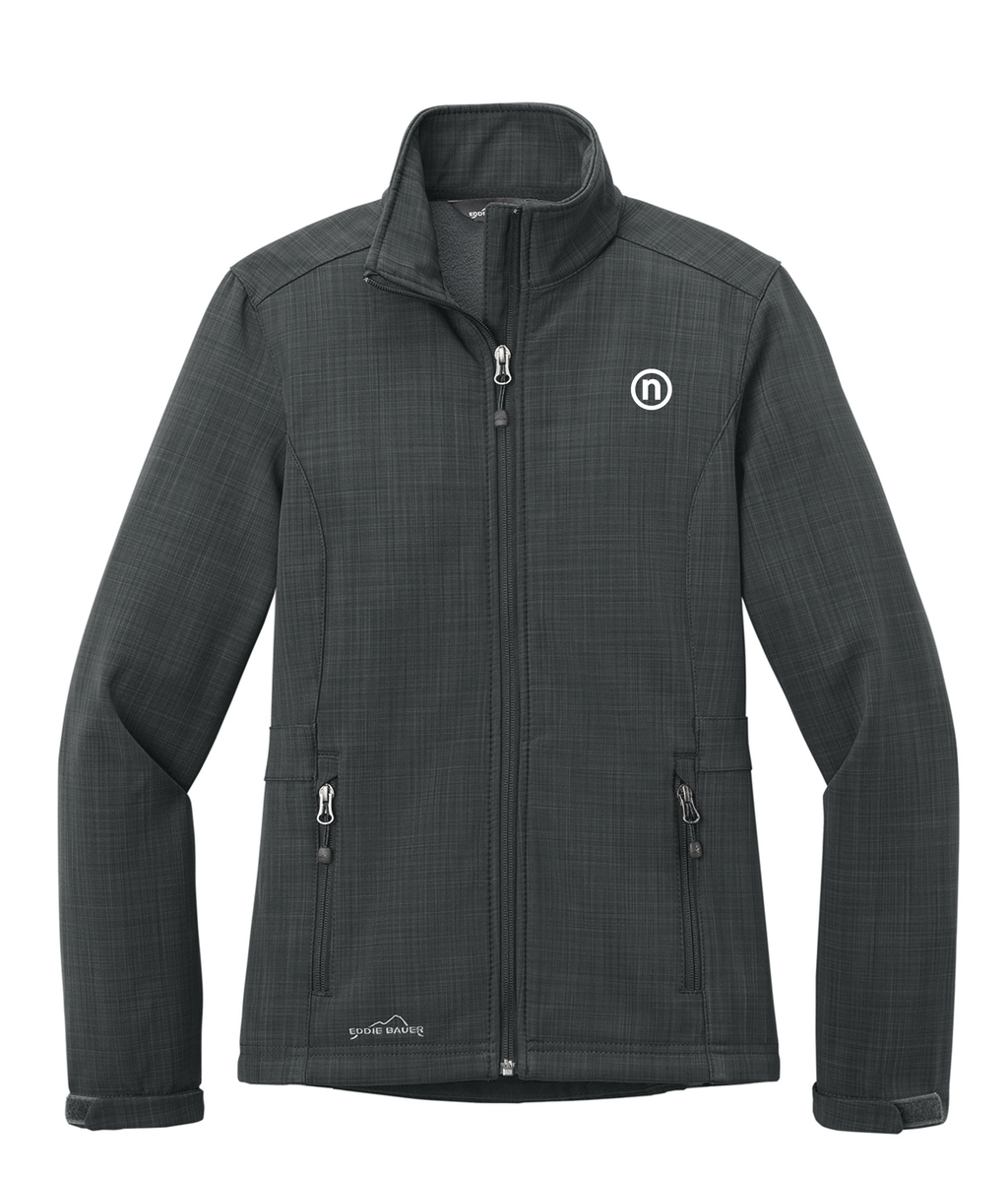 WOMEN’S SHADED CROSSHATCH SOFT SHELL JACKET