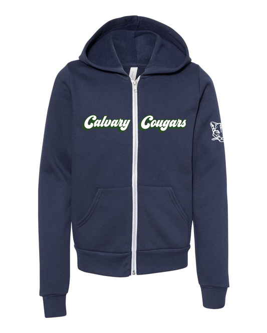 That 70's Calvary Cougar Zip Up - Youth