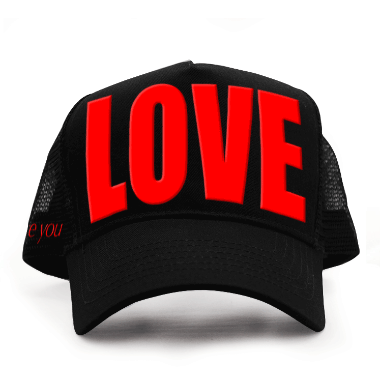 PS I "LOVE" YOU TRUCKER HAT