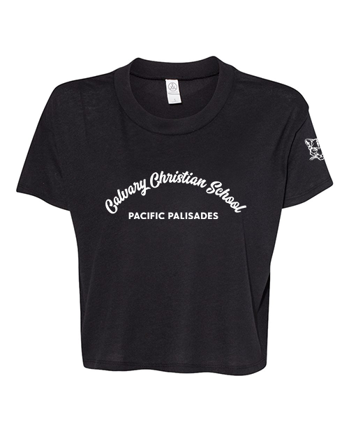 Calvary Christian School Pacific Palisades - Women's Crop Tee