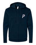Full Zip Letter Hoodie