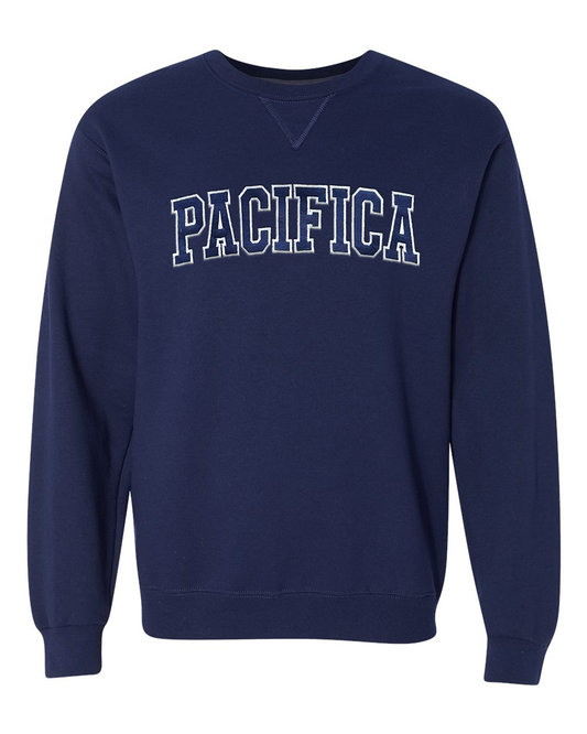 Pacifica Embroidered Crewneck Sweatshirt - UNIFORM APPROVED