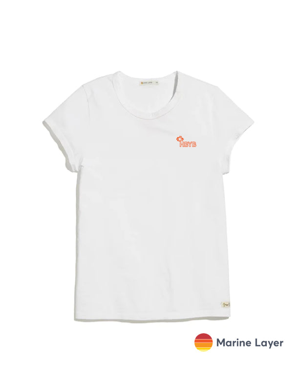 Womens HBYB Logo Shirt - Marine Layer