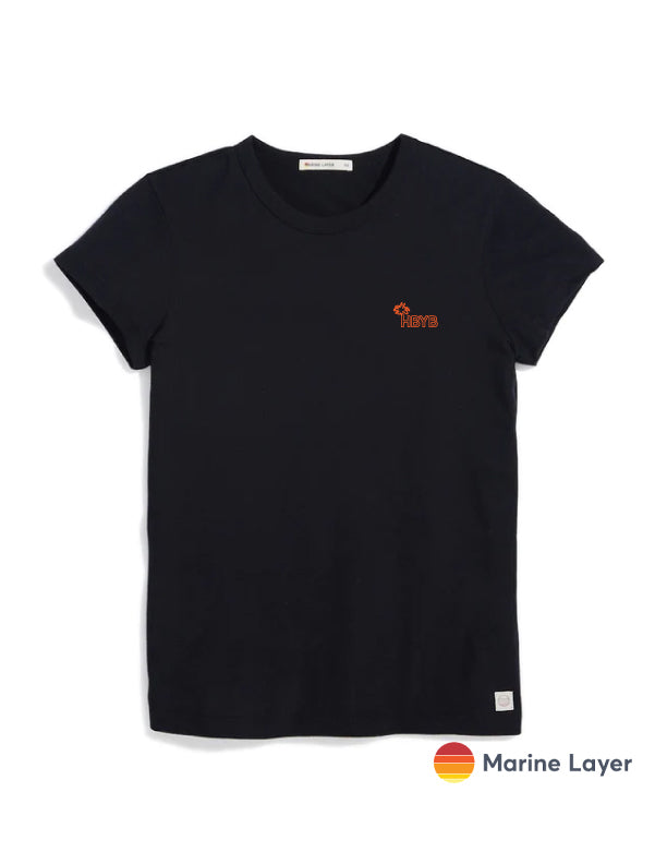 Womens HBYB Logo Shirt - Marine Layer